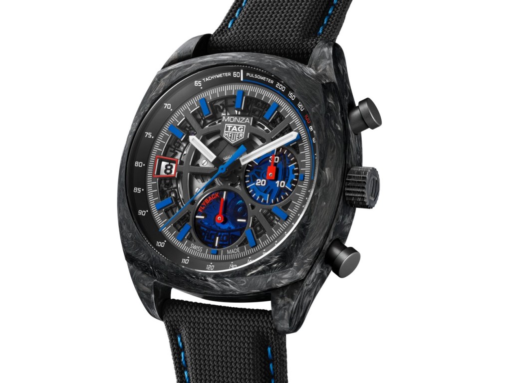 El reloj TAG Heuer Monza vuelve al mercado con esta poderosa versión en&nbsp;carbono