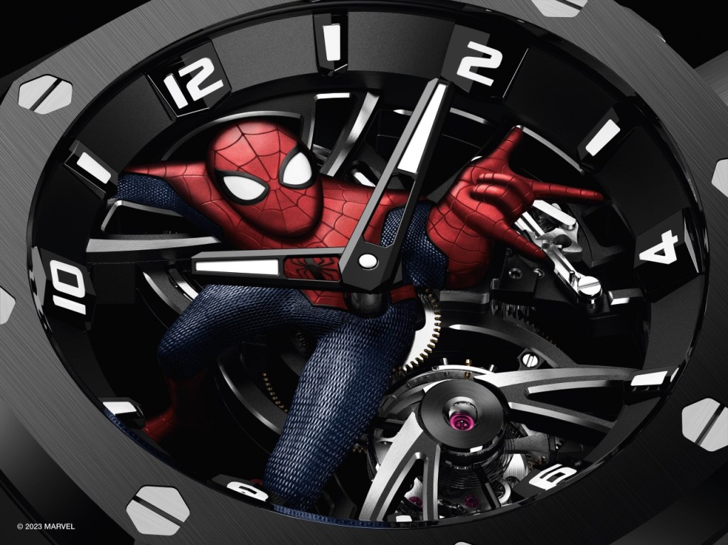 Royal Oak Concept Tourbillon «Spider-Man»: Una fusión de alta relojería y cultura&nbsp;pop