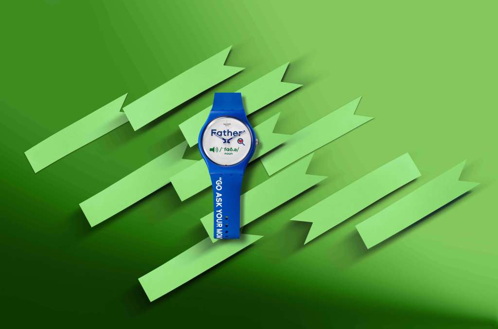 El regalo ideal para papá en su día, ¿por qué no un Swatch&nbsp;colorido?